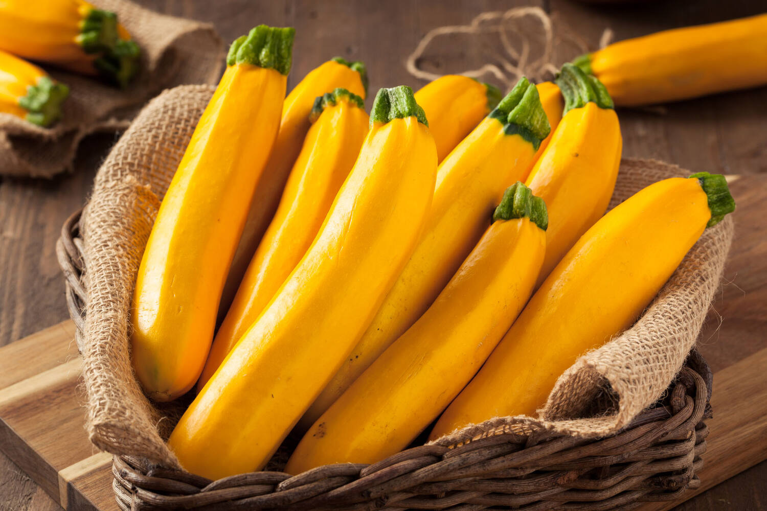 Courgette geel brunoise 10mm zak 1kg